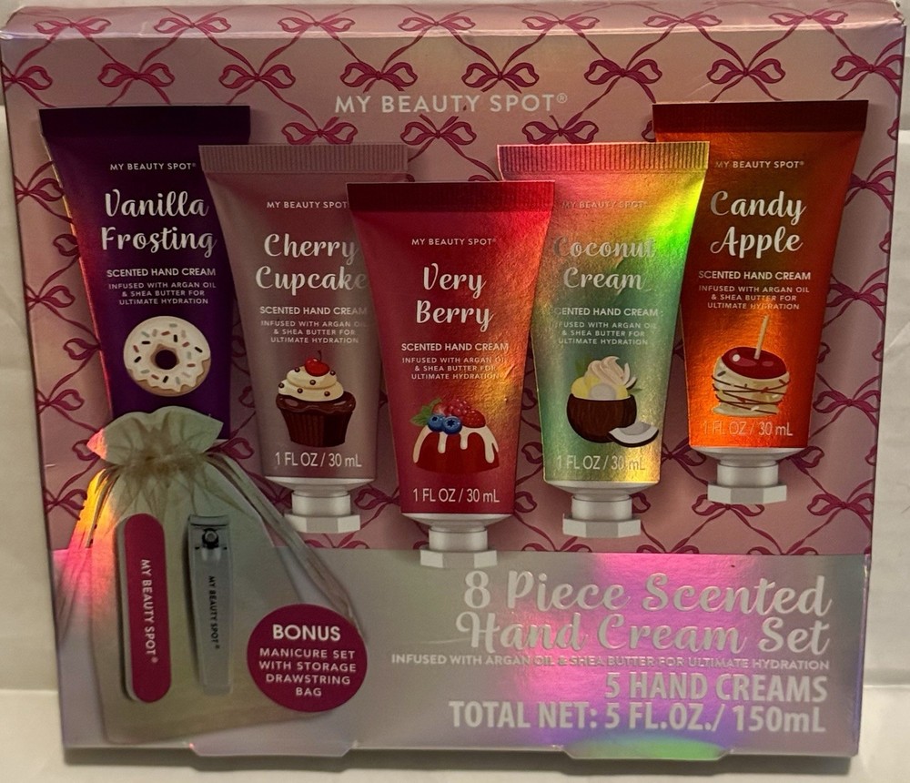 My Beauty Spot Scented Hand Cream Collection Set, Assorted Scents, 8 Pieces
