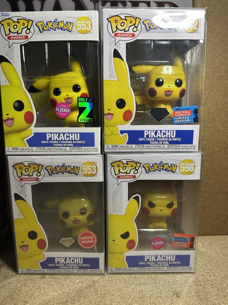 Pokemon Funko Pop Pikachu Bundle