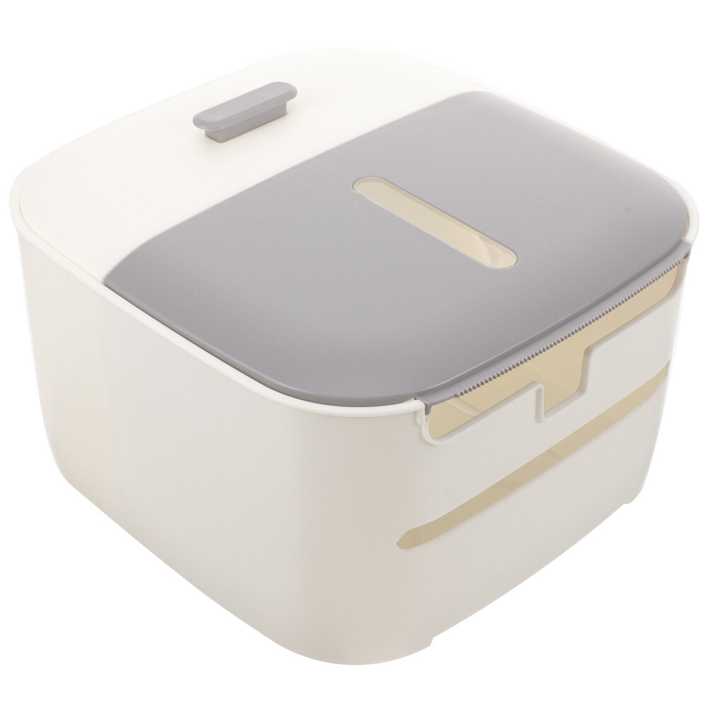 Double-layer Drawer Tissue Box Pumping Paper Roll Tube Storage Rack