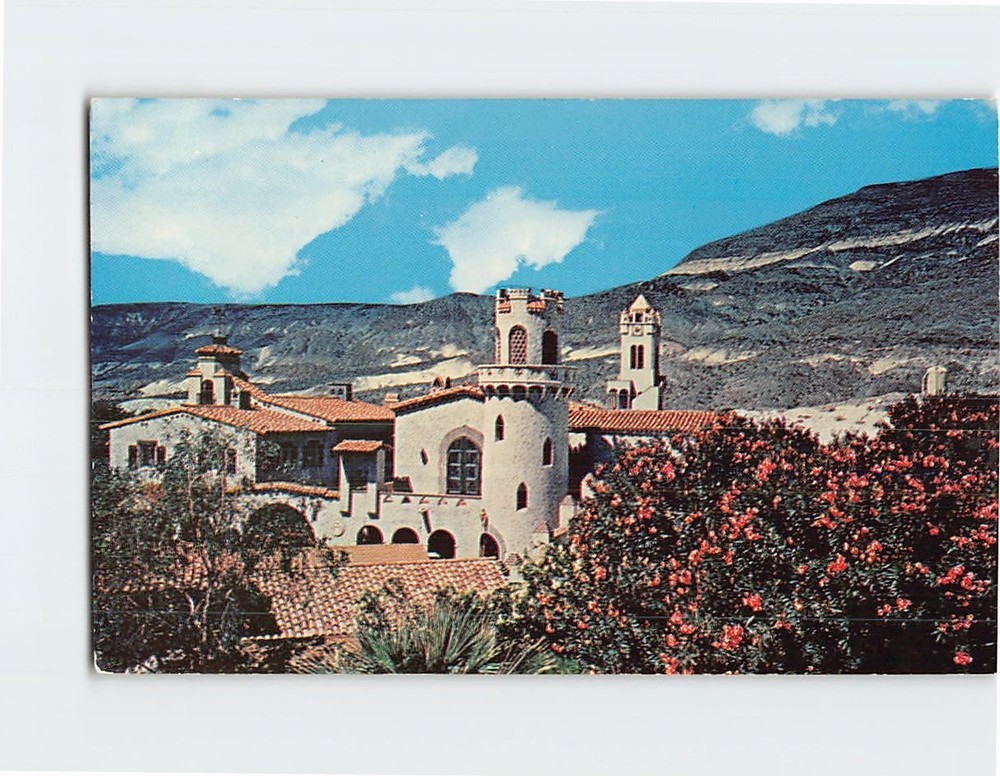 Postcard Death Valley Scotty's Castle National Monument California USA America
