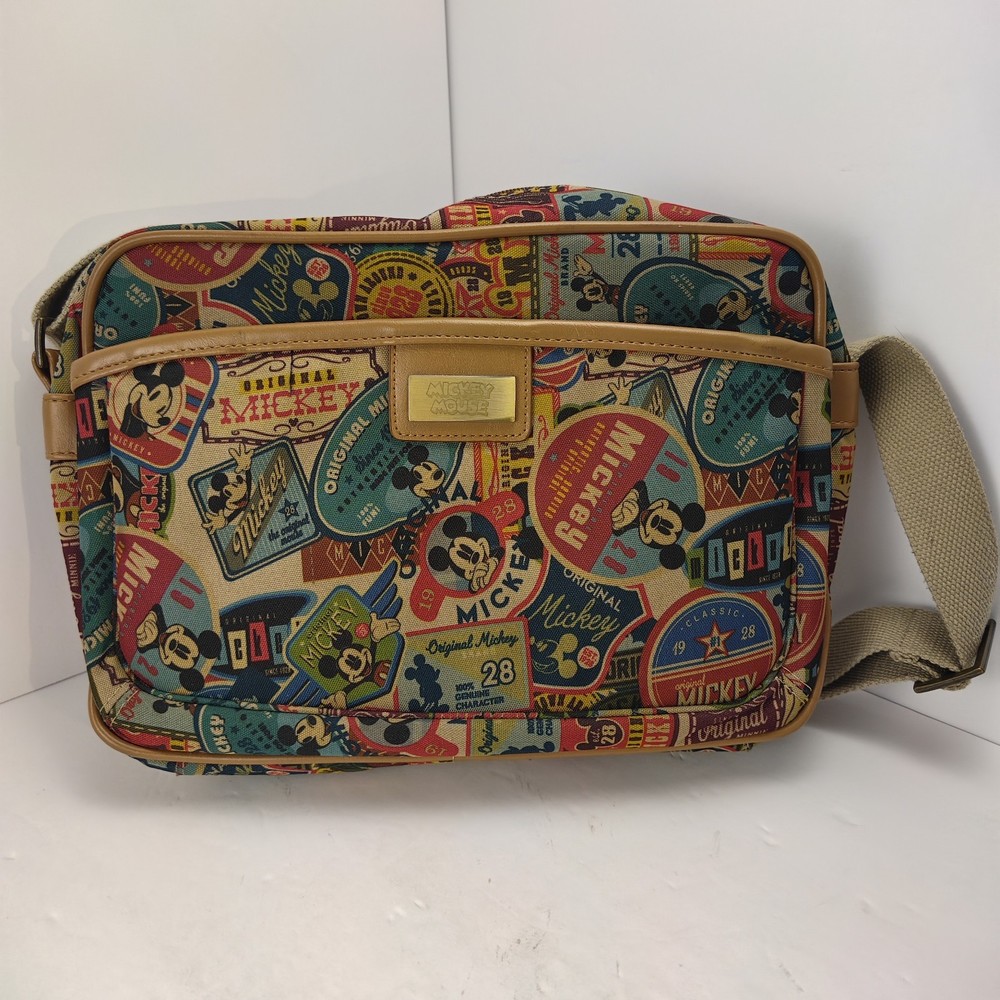 Disney Mickey Mouse Pluto Vintage Crossbody Messenger Bag