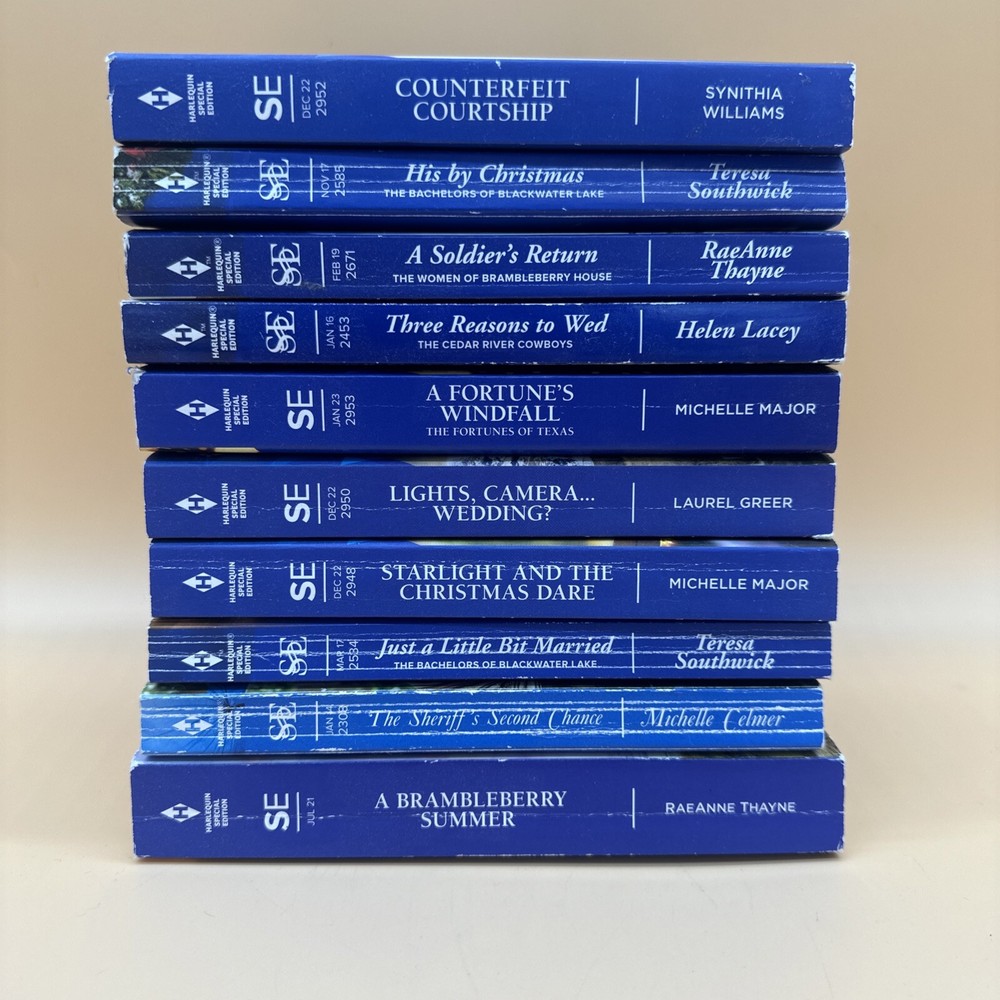 HARLEQUIN SPECIAL EDITION LOT OF 10 (2015-2023) Paperback Romance Books