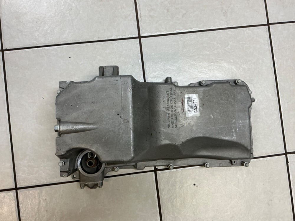 GM OEM New Engine Oil Pan with Gasket and Mounting Hardware 12579273