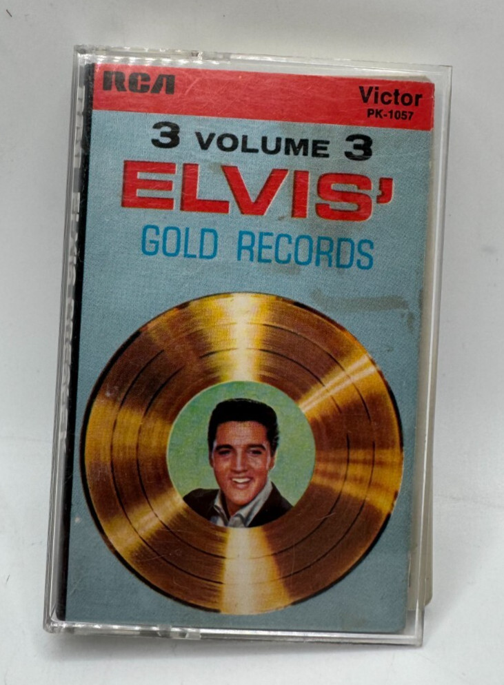 Elvis Presley Gold Records Vol. 3 1963 RCA Records Music Cassette Tape GUC