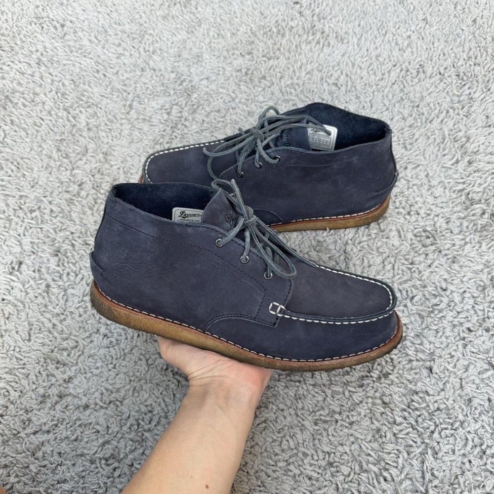 Danner Men's Size 11.5 D Chukka Boots in Dress Blue Suede Leather