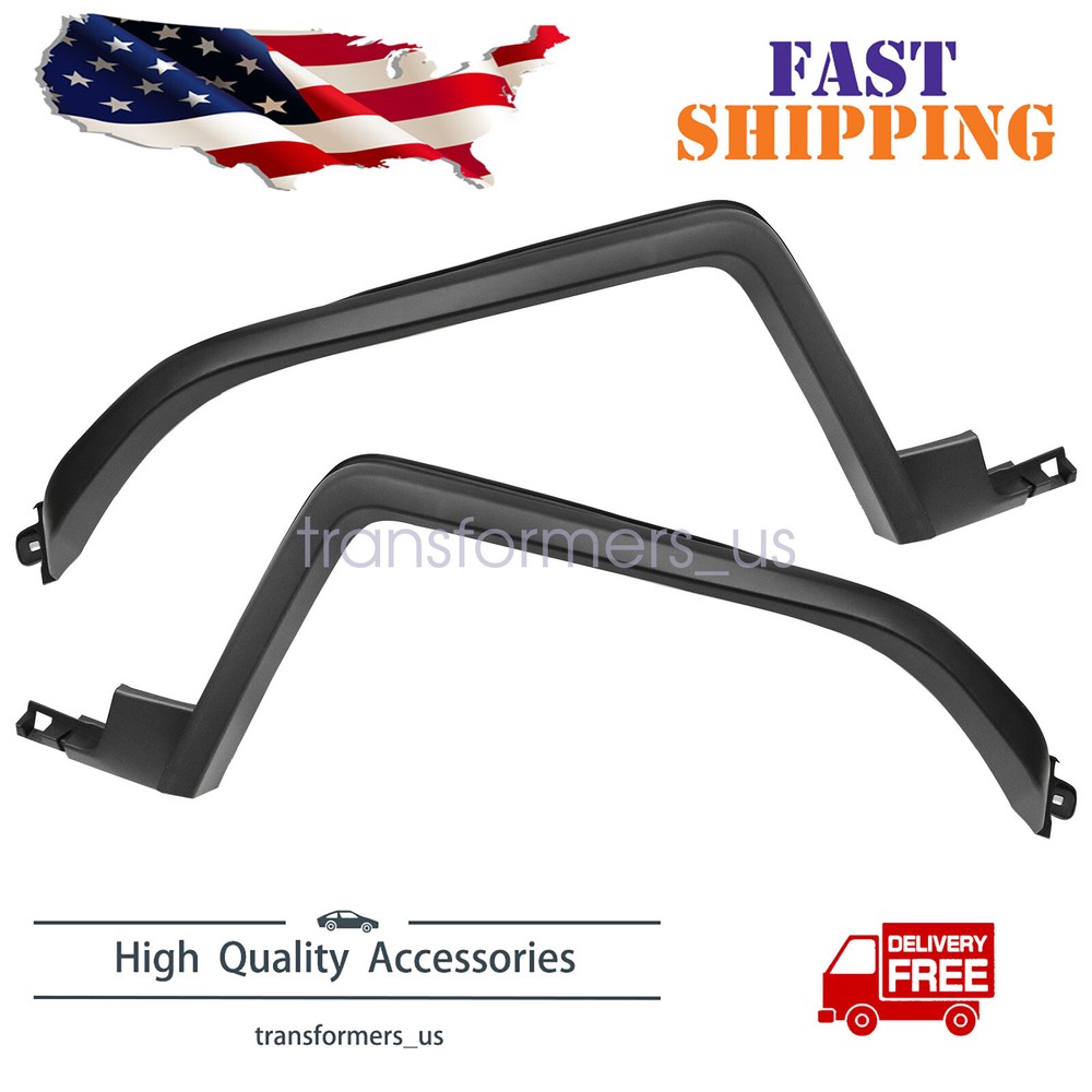 FITS FOR TOYOTA 2007-2014 FJ Cruiser FRONT LH & RH FENDER FLARE MOULDINGS SET