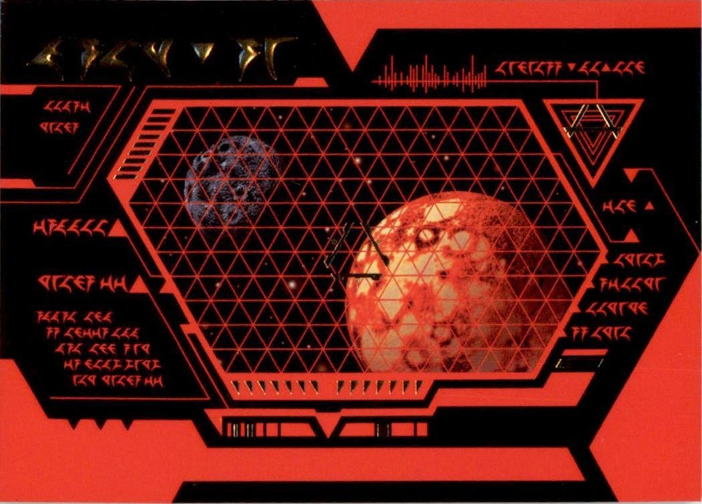 1994 Star Trek Next Generation Season 1 Klingon #SP3 Klingon Tactical Display