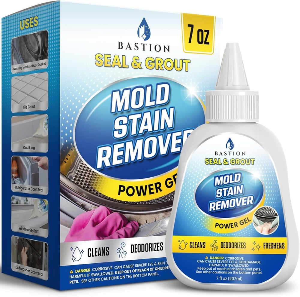 Mold Stain Remover Power Gel for Heavy Duty Front Loader Cleaning