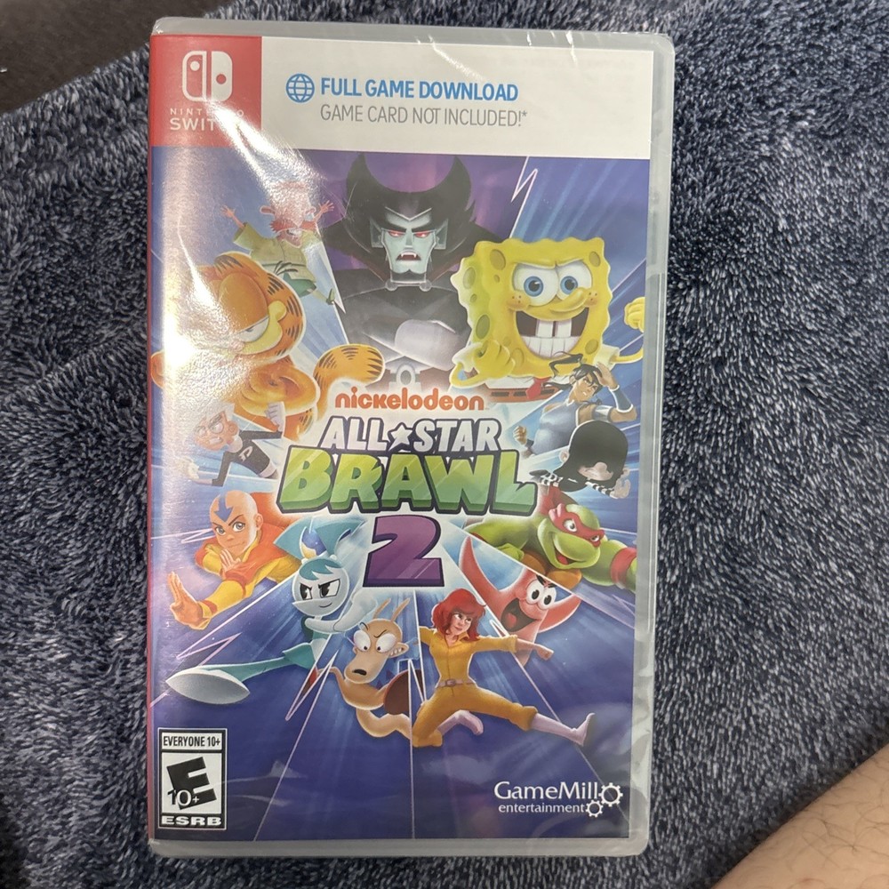 Nickelodeon All-Star Brawl 2 Nintendo Switch Game (Code in Box) | New Sealed