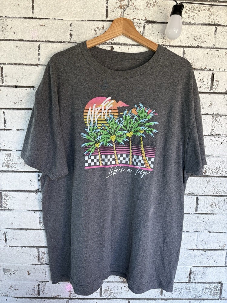 Gray Neff Tshirt XL Graphic Bright colored short sleeve
