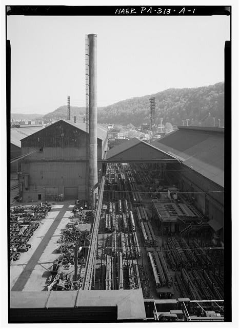 Photo:Bethlehem PA 1900s Bethlehem Steel 11 Inch Mill Shipping Building