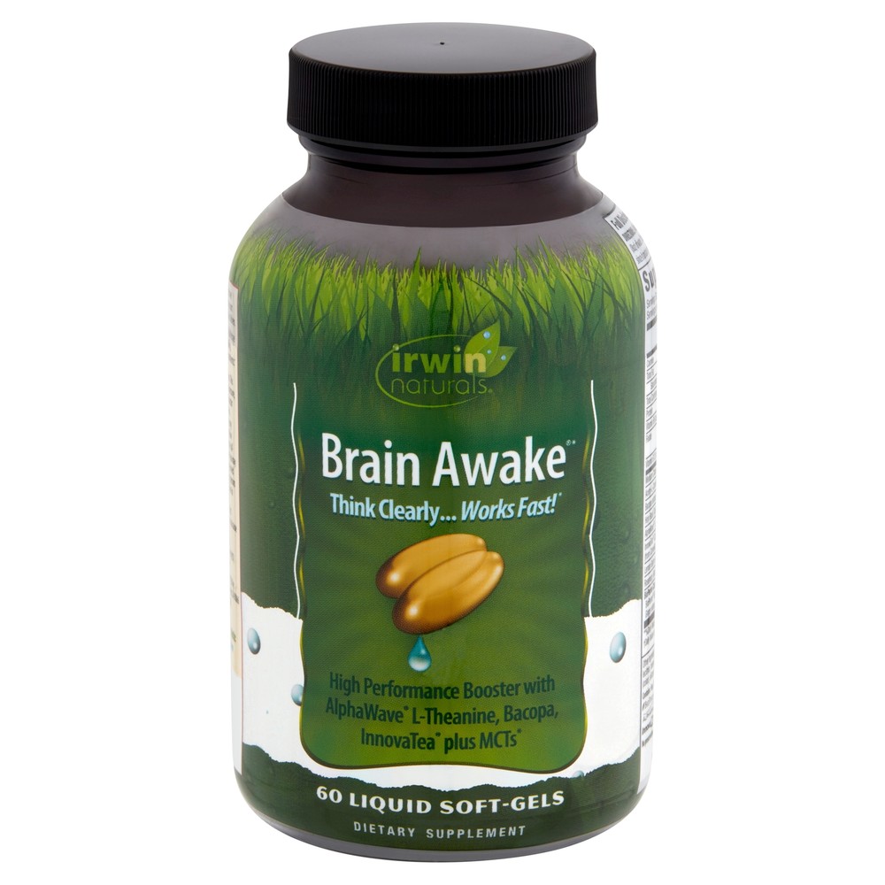 Irwin Naturals Brain Awake Dietary Supplement- 60 count