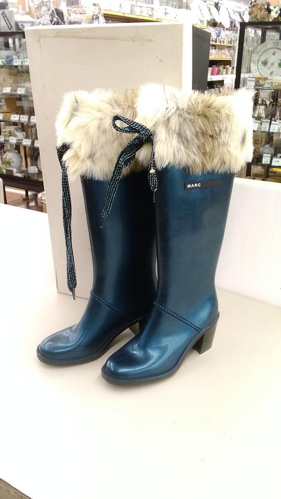 Marc Jacobs Blue Rain Boots FTC78