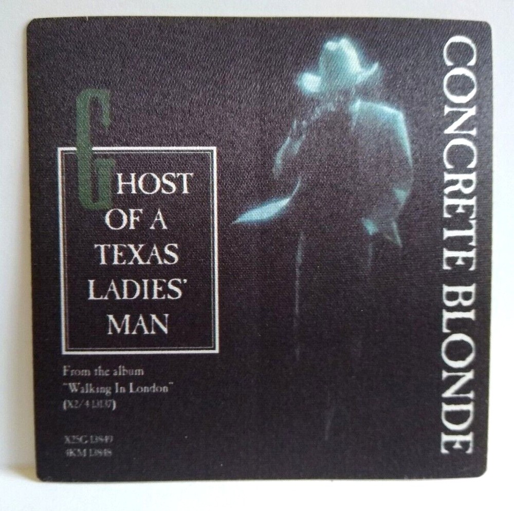 Concrete Blonde Backstage Pass Vintage 1992 Tour Walking In London Texas Ghost