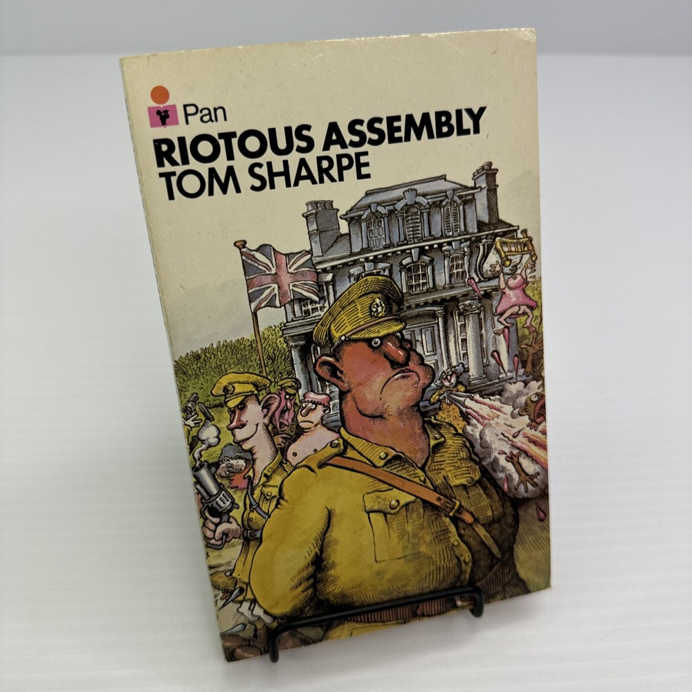 Riotous Assembly Tom Sharpe Paperback Pan Books Vintage Humor Novel South Africa