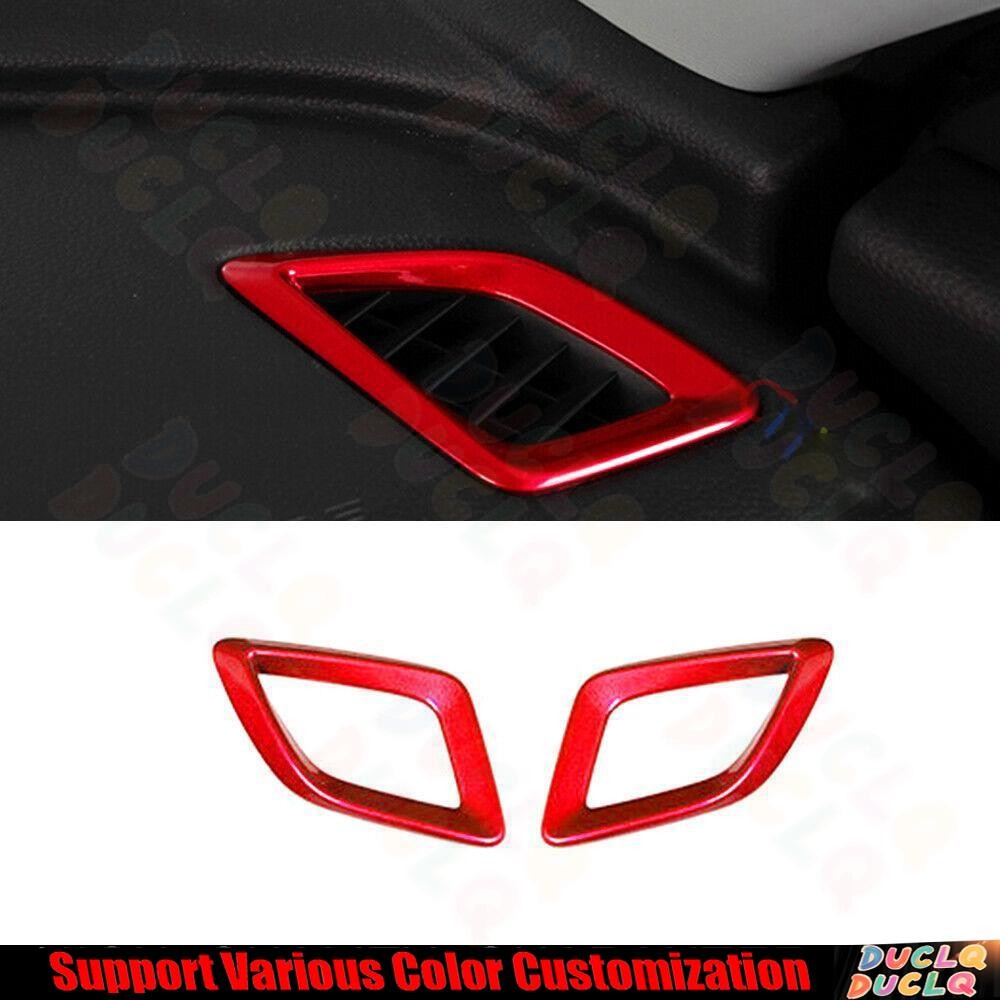 For Honda Accord 18-2022 10th Bright Red Dashboard Side Outlet Vent Cover Trim