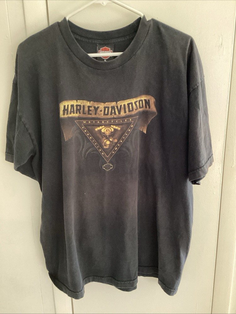 Vtg Harley Davidson Y2K Double Sided  Canada  XLVintage Biker Motorcycle HD