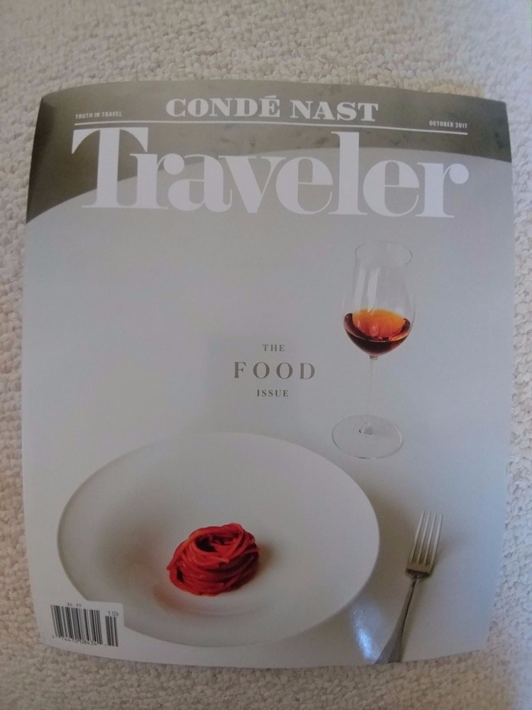 Conde Nast Traveler Magazine October 2017 The Food Issue Abruzzo Chnegdu Cuba-image