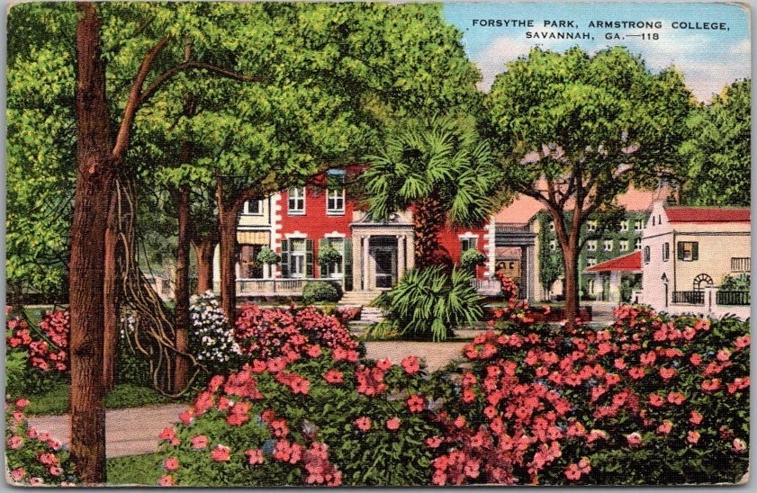 SAVANNAH, Georgia Postcard 