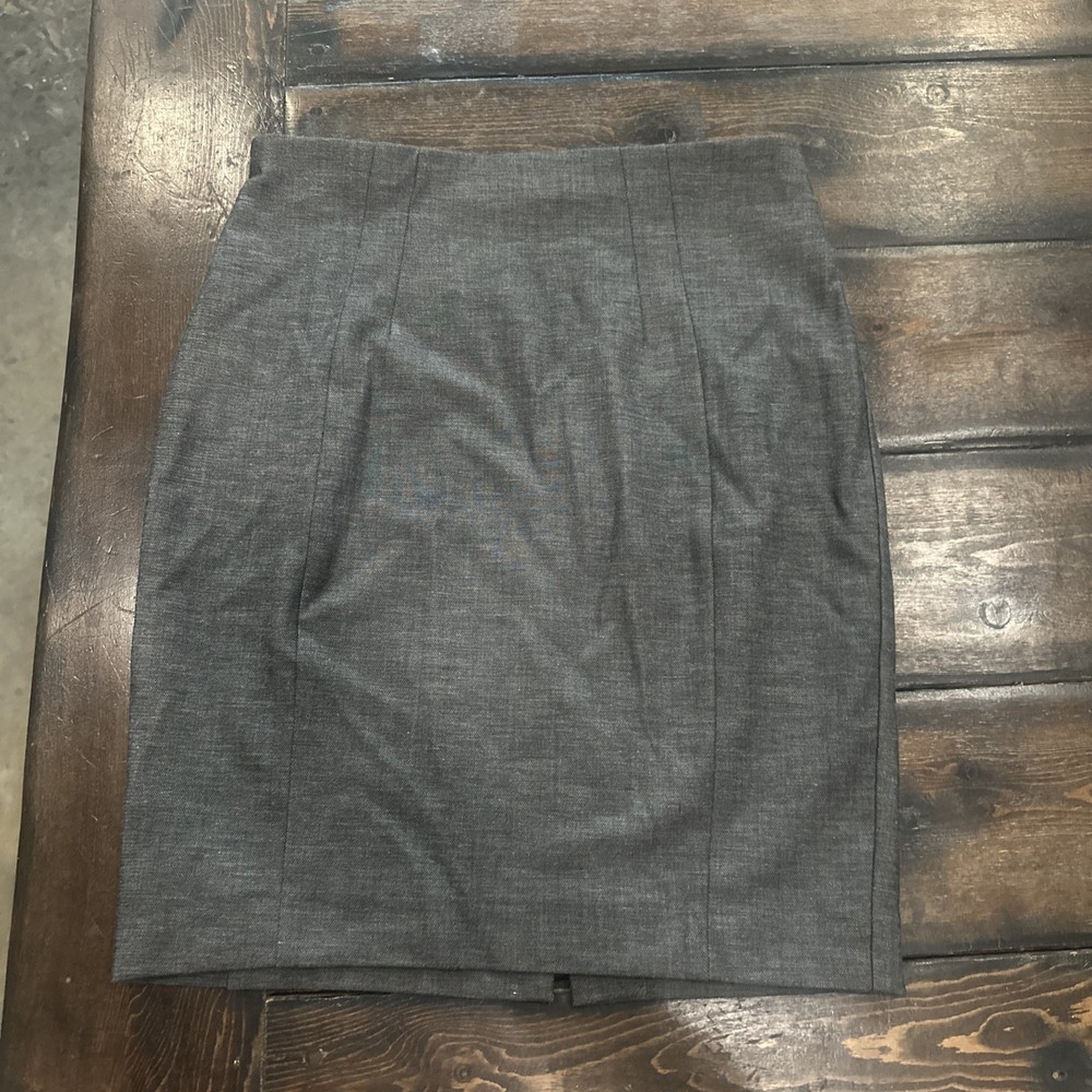 Express Design Studio Pencil Skirt Stretch High Rise Gray Women's Size 0 lined