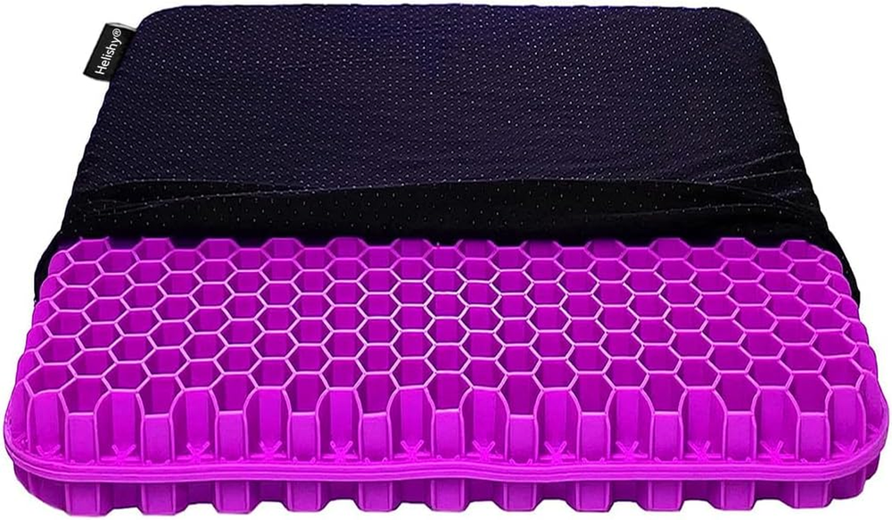 Gel Seat Cushion, Egg Seat Cushion for Tailbone, Back, Sciatica Pain Relief - Ge