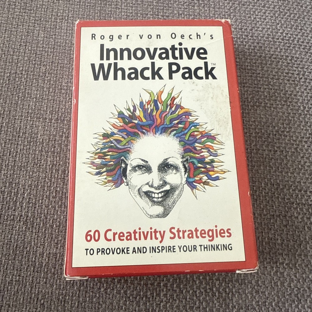 NEW  Roger von Oech's Innovative Whack Pack 60 Creative Strategies Cards