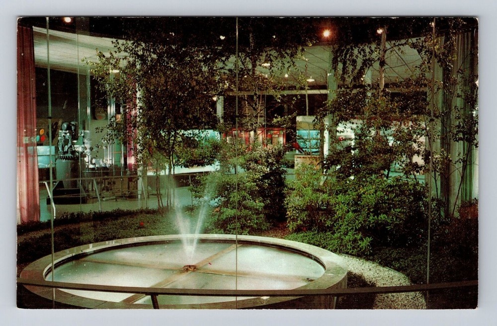 Corning NY-New York, Corning Glass, Indoor Outdoor Garden, Vintage Postcard