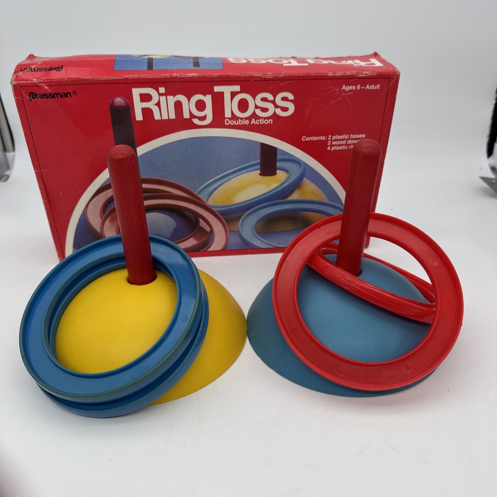 Vintage 1979 Pressman Ring Toss Game Complete in Box Toy