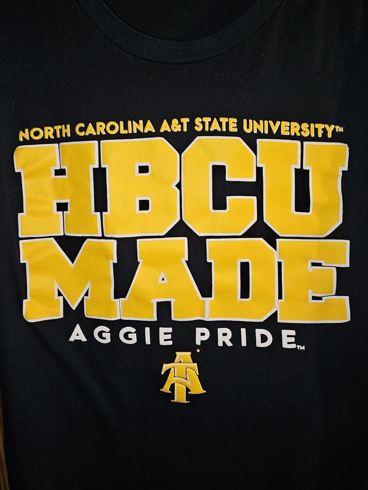 North Carolina A&T State University 2xl Xxl Mens Blue Graphic Logo Tshirt NCAA