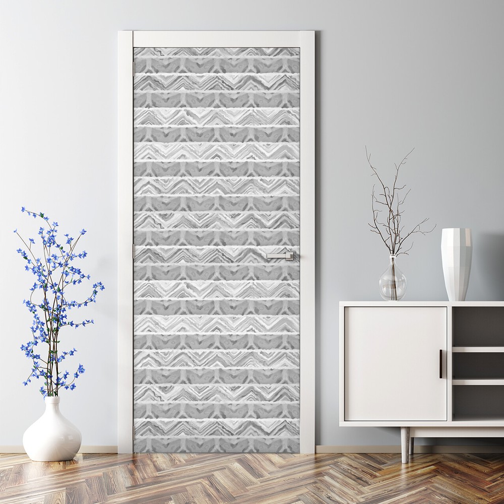 Scandinavian Watercolor Bubble-Free Door Sticker Simple Home Decor