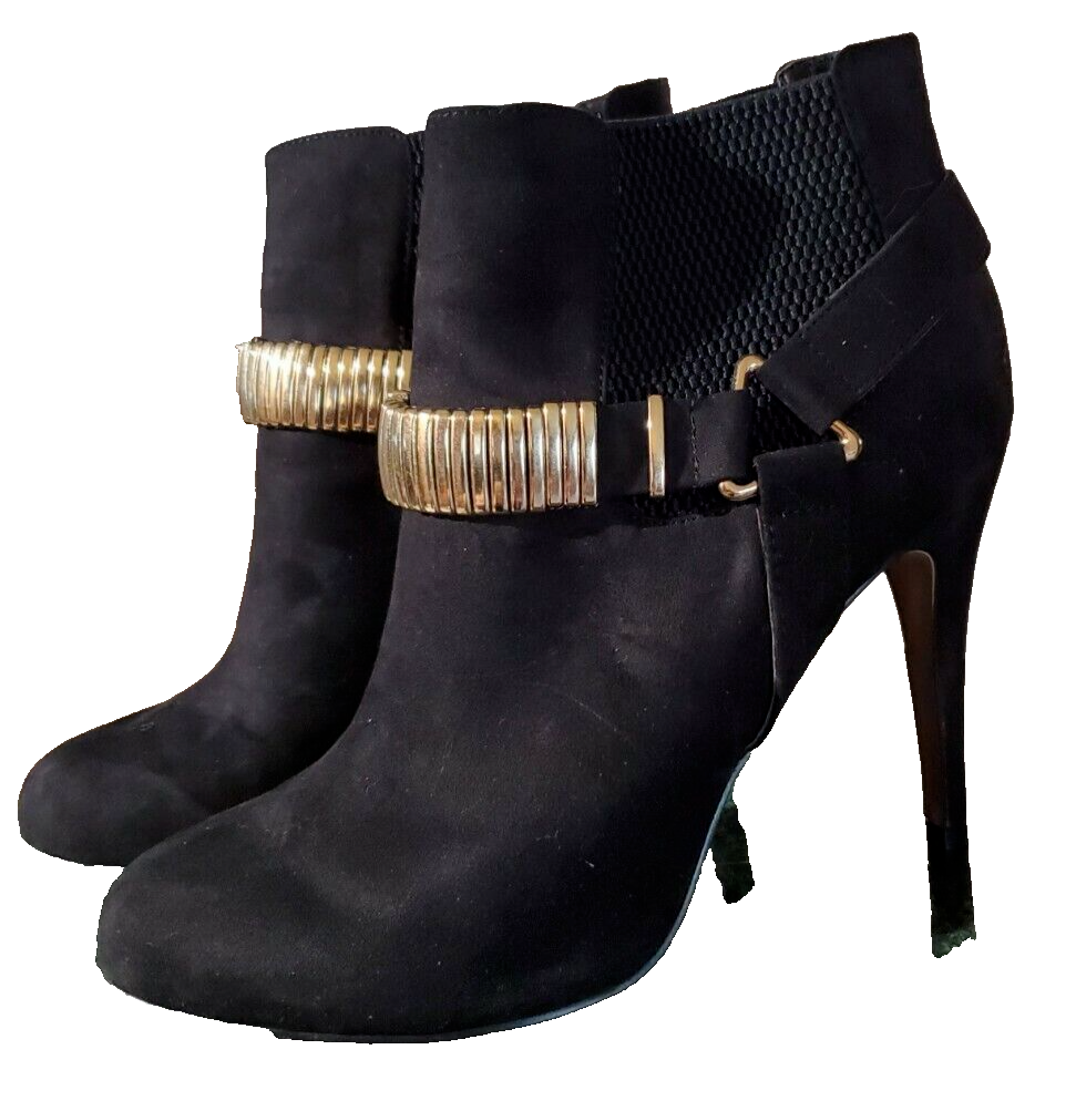 Aldo Suede Stiletto Boot Sz.8 Women's Black..
