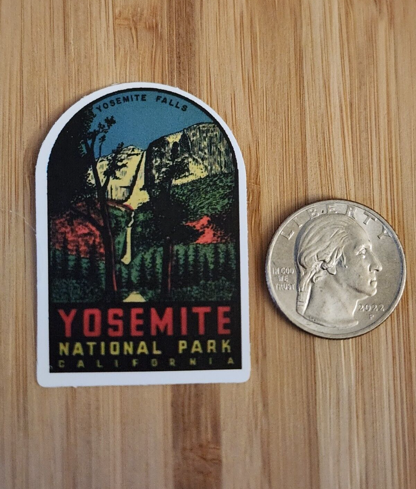 YOSEMITE NATIONAL PARK Sticker HALF DOME Laptop Sticker Water Bottle Decal