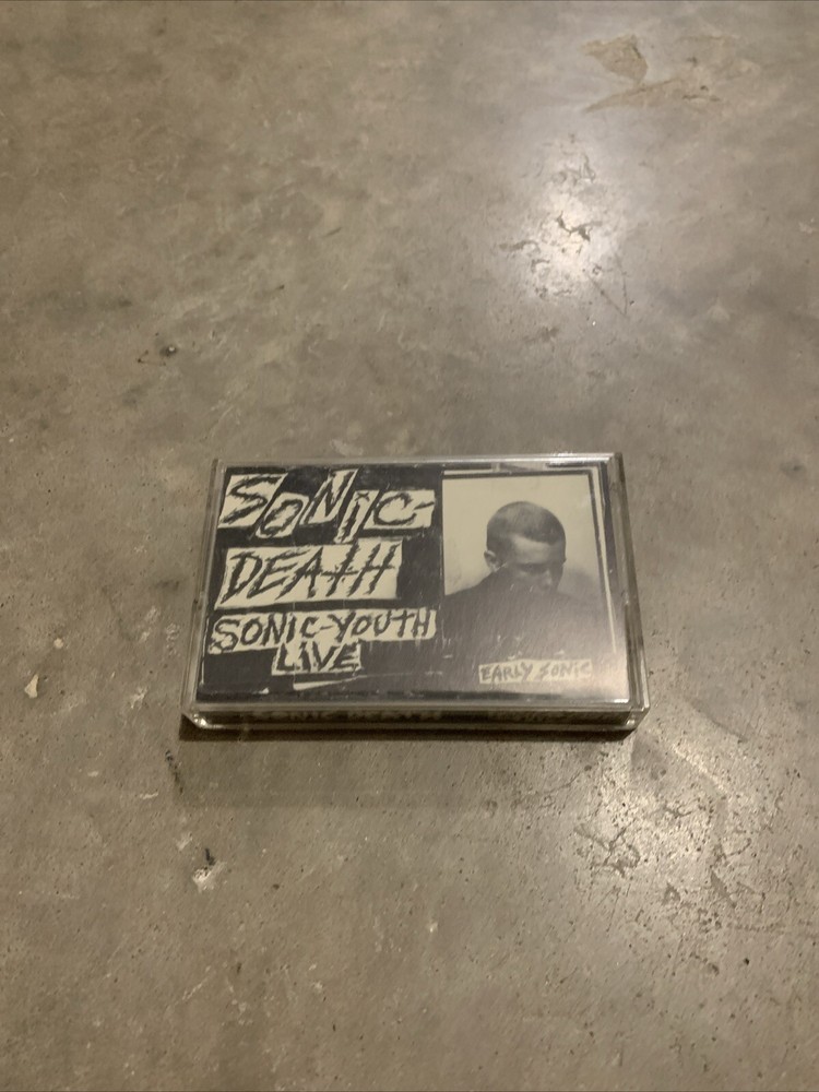 SONIC YOUTH Sonic Death rare 1988 grunge cassette live vintage alternative tape  