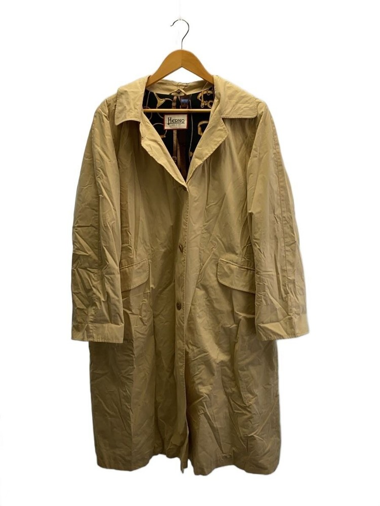 Herno Stainless Steel Collar Coat/44/Cotton/Beg/215754 1599