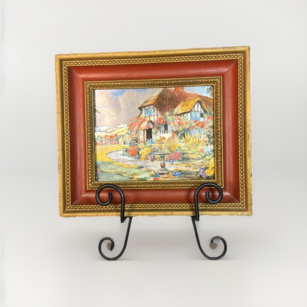 vintage framed art print titled 