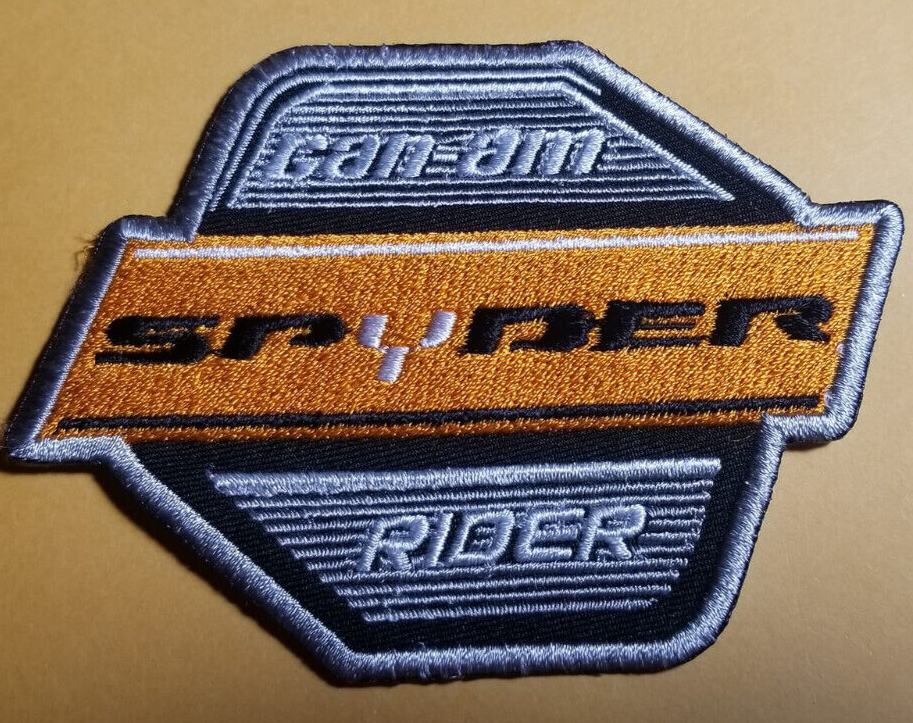 Can-Am Spyder Rider Embroidered Patch worldwide approx 3 x 4