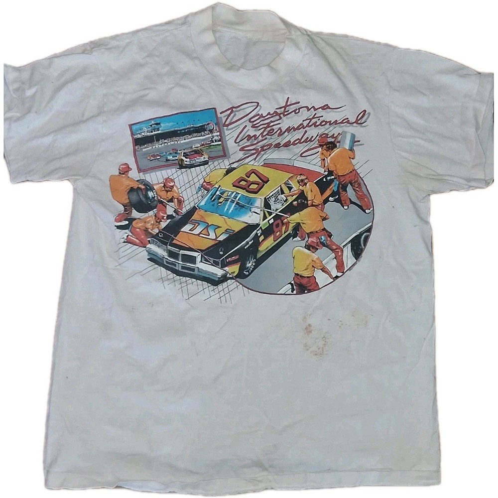 Vintage 1987 Daytona 500 Event Tee - Size Sm/M