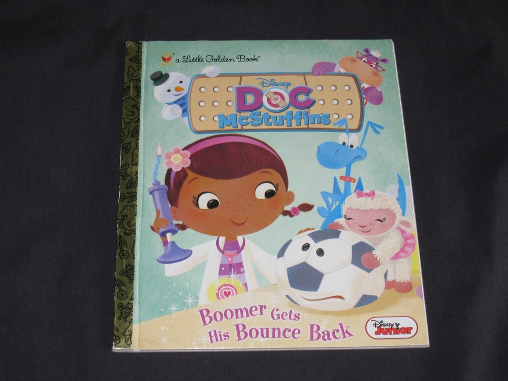 Little Golden Book  Boomer Gets His Bounce Back  Disney's Doc McStuffins  1st Ed