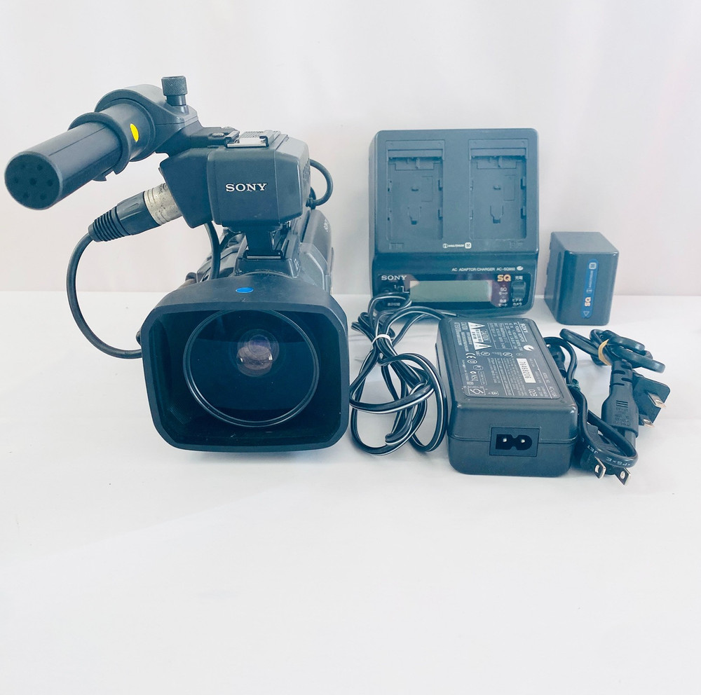 Sony DSR-PDX10 DVCAM MiniDV Camcorder w/ AC Adapter & Mic-Tested Working Japan