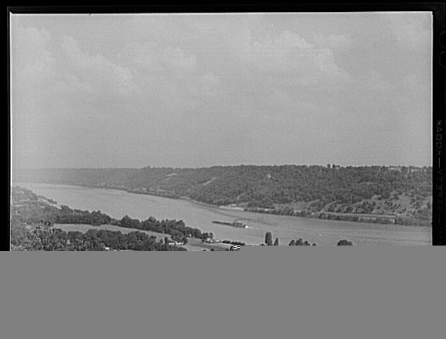 Kentucky Ohio River Madison Vicinity 1900s River Landscape Vintage Print
