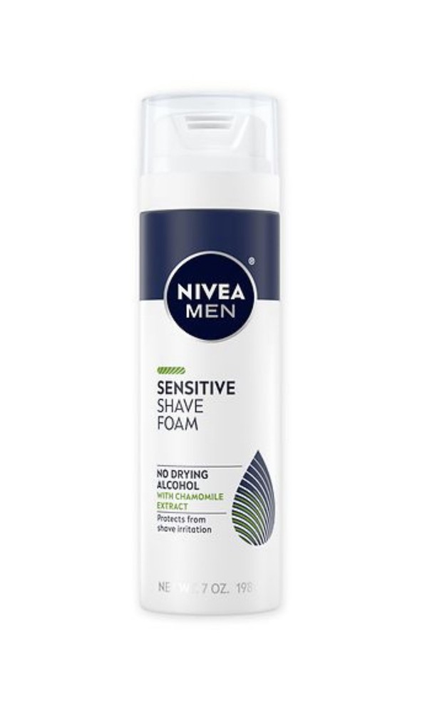 Nivea MEN Sensitive Shave Foam Shaving Cream 7 oz  NEW