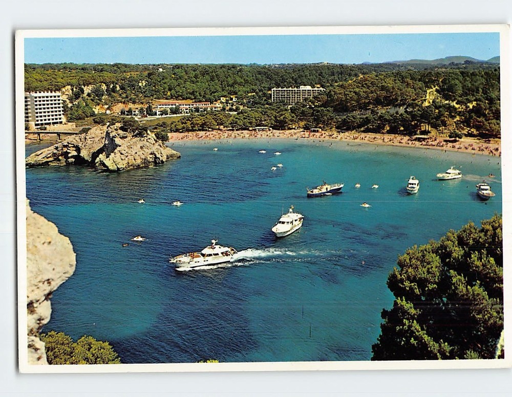 Postcard Aerial View Cala Galdana Menorca Spain