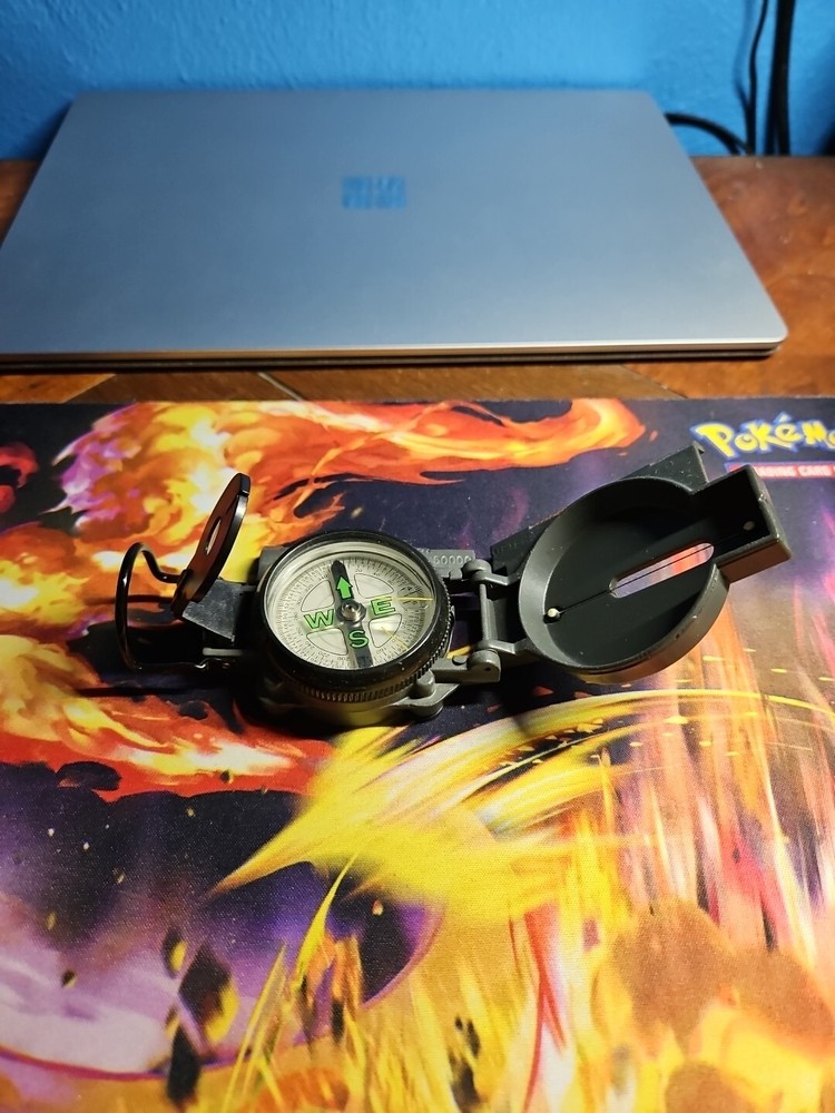 Portable Multifunction Folding Lens Compass American Military Outdoor Sports