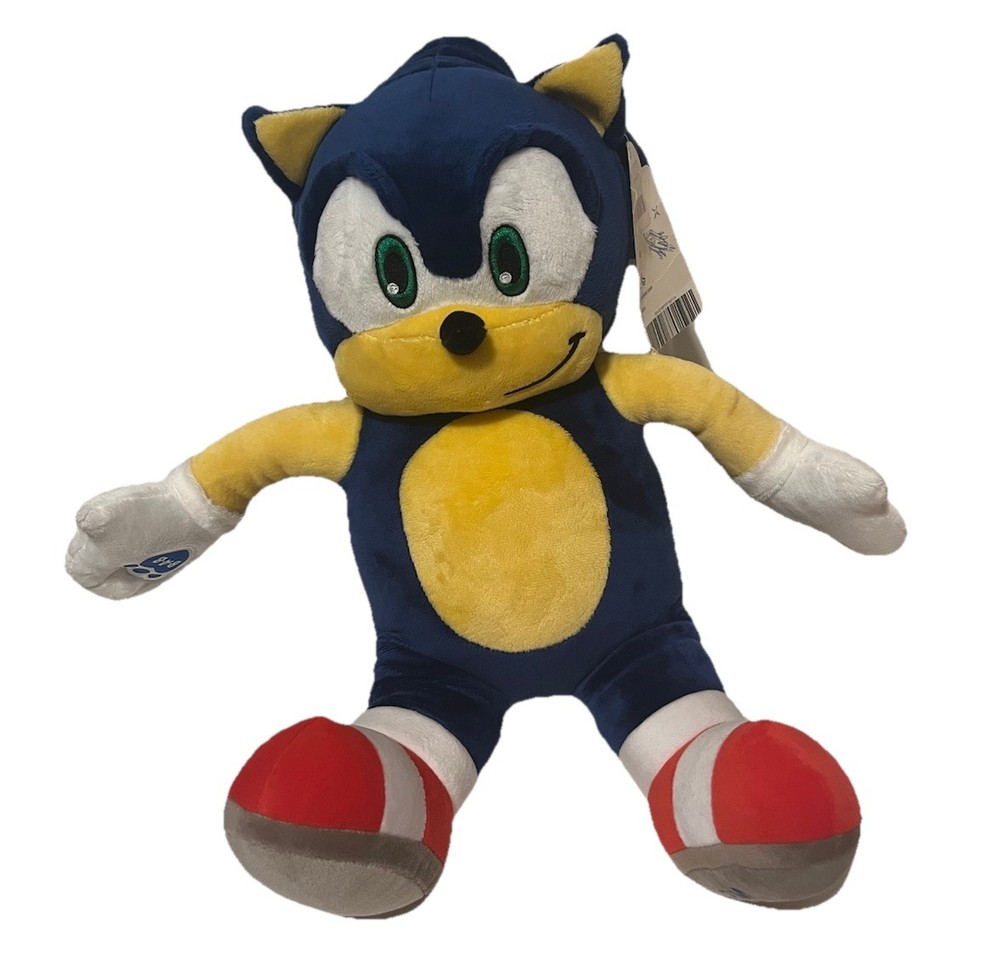 Build A Bear Plush Sonic The Hedgehog 2016 Retired Sega 18