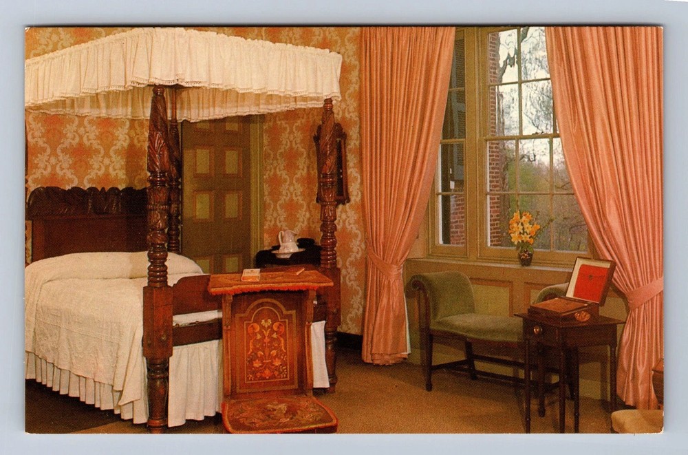 Lancaster PA- Pennsylvania Harriet Lane Room Wheatland Vintage Postcard
