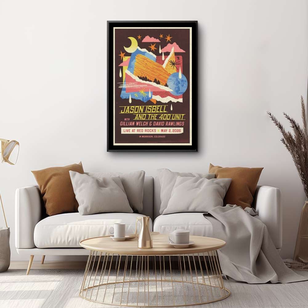 Red Rocks Jason Isbell 2026 Poster