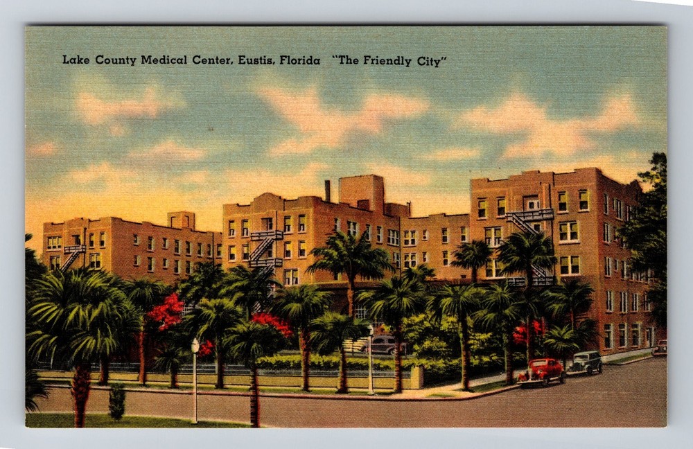 Eustis FL-Florida Lake County Medical Center Vintage Postcard Standard Postal