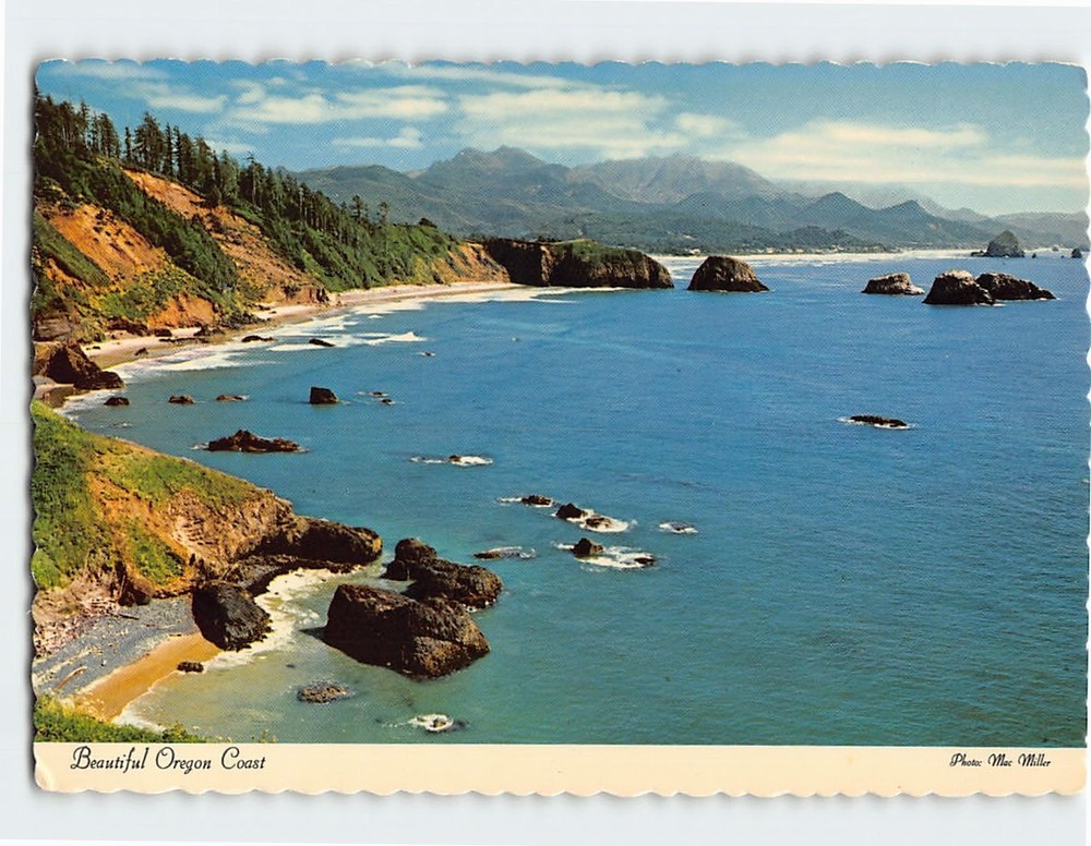 Postcard Scenic View Oregon Coast USA