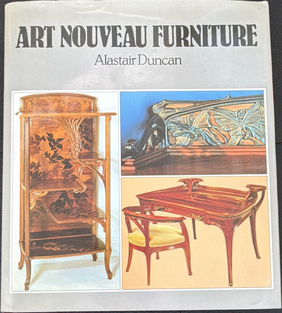 Art Nouveau Furniture HC Illustrated DJ Alastair Duncan Reference Book