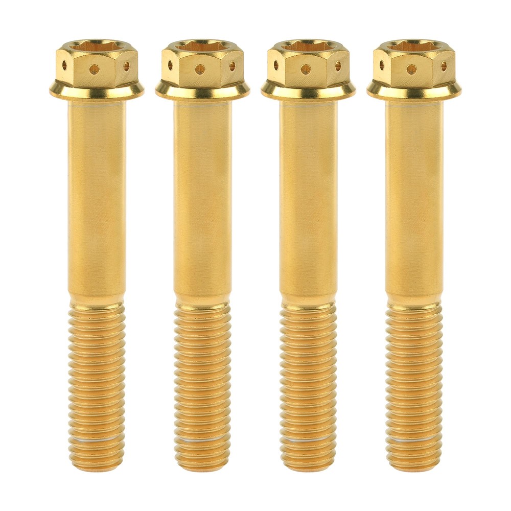 Titanium Flange Hex Head Bolt M10 20 25 30 35 40 45 50 55 60 65 70 75 80 85 9...